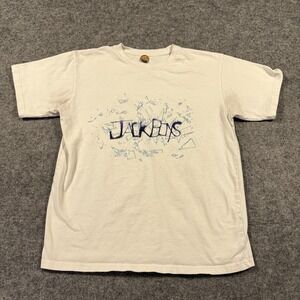 Cactus Jack Shirt Mens Small White JackBoys Graphic Create Reality Travis Scott